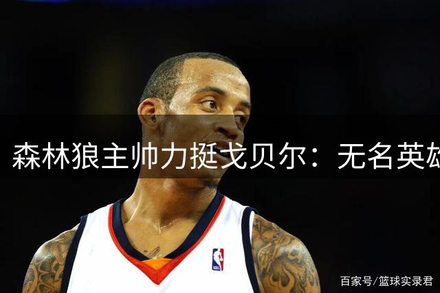 森林狼主帅力挺戈贝尔：无名英雄值得更多认可